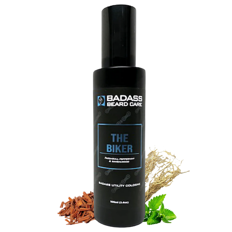 Badass Beard Care The Biker Badass Utility Cologne UTILITY COLOGNE Black BABC