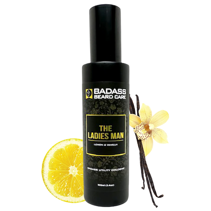 Badass Beard Care The Ladies Man Badass Utility Cologne UTILITY COLOGNE Light Goldenrod BABC