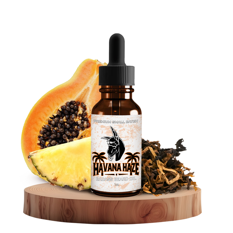 Badass Beard Care Havana Haze Beard Oil OIL Sandy Brown