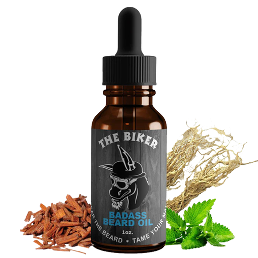 Badass Beard Care The Biker Beard Oil OIL Dark Slate Gray BABC