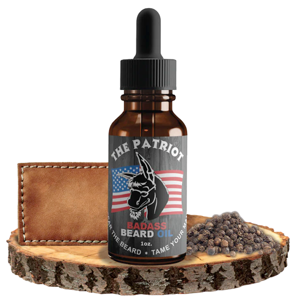 Badass Beard Care The Patriot Beard Oil OIL Dim Gray BABC