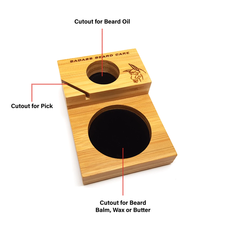 Badass Beard Care Badass Compact Caddy CADDY Sandy Brown BABC