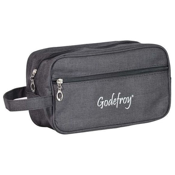 GodefroyBeauty Beauty Tools Bundle With Toiletry Bag Eyebrow brush Dim Gray