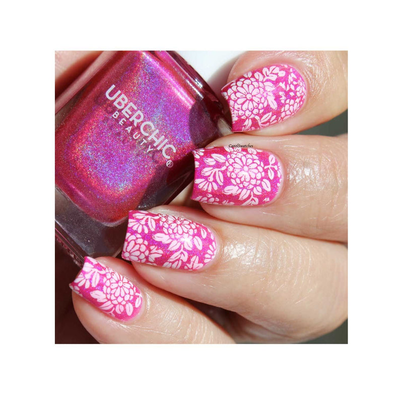 UberChic Beauty Japanese Motif Stamping Plate Gray