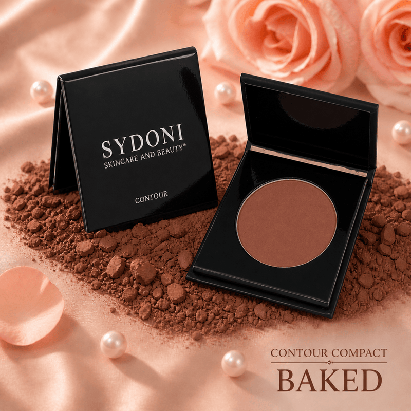 Sydoni Skincare and Beauty SYDONI CONTOUR POWDER-SINGLE PALETTE Net. Wt. 0.04kg Pressed Powder Black BAKED-Soft Neutral Brown