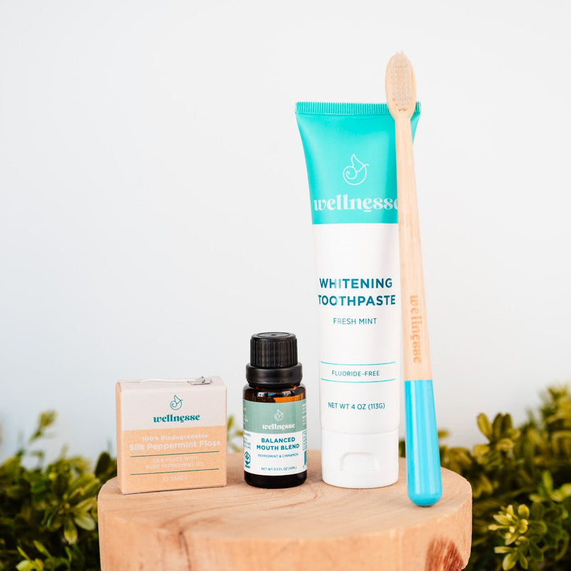 Wellnesse Toothpaste + Balanced Mouth Blend Set bundle Lavender