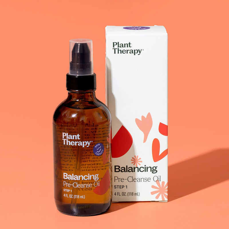 Plant Therapy Balancing Pre-Cleanse Oil Hair & Skin Care Salmon 4 oz