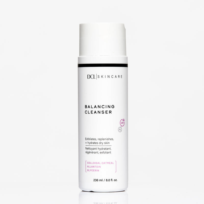 DCL Skincare Balancing Cleanser Bottle White Smoke