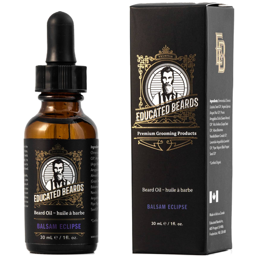 Educated Beards Educated Beards Balsam Eclipse Beard Oil 30ml Beard Oil Dark Slate Gray