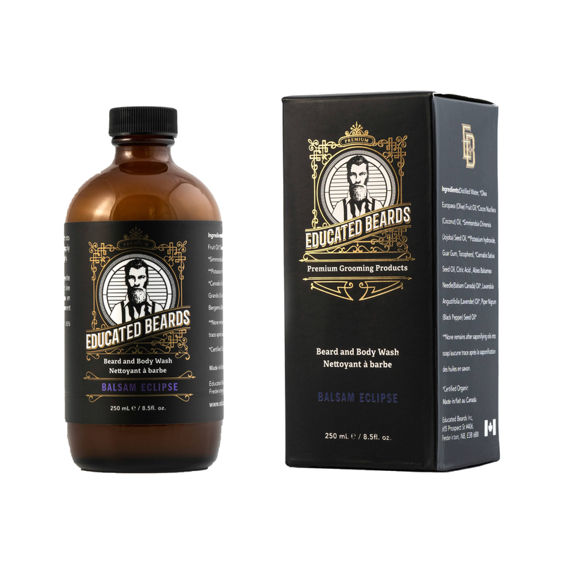 Educated Beards Educated Beards Balsam Eclipse Beard & Body Wash 250ml Beard & Body Wash Dark Slate Gray