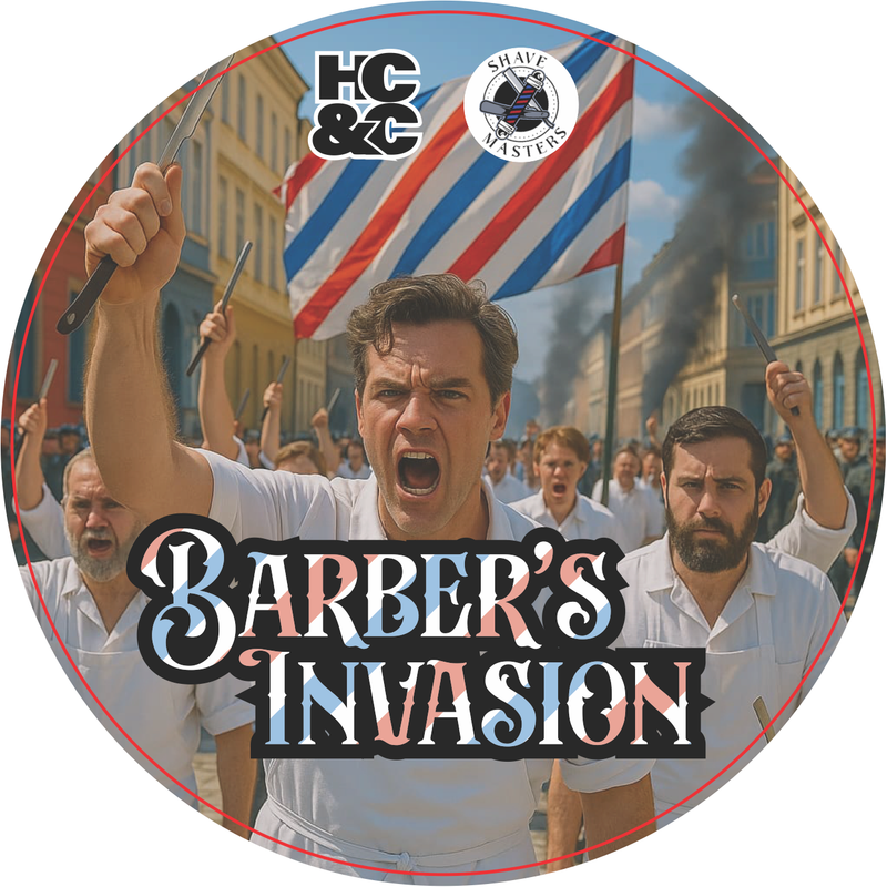 Hendrix Classics & Co HC&C Barber's Invasion Collection Shaving Kits White Smoke Shaving Soap 4 oz