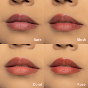 Rude Cosmetics Bare Lips Tinted Lip Balm Lip Balm Tan Bare,Blush,Coral,Rose,Ruby,Berry,Petal,Plum