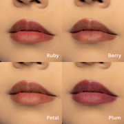 Rude Cosmetics Bare Lips Tinted Lip Balm Lip Balm Tan Bare,Blush,Coral,Rose,Ruby,Berry,Petal,Plum