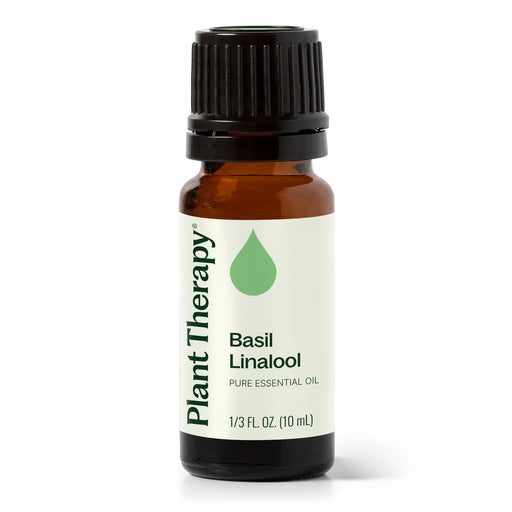 Plant Therapy Basil Linalool Essential Oil Essential Oil White Smoke 10 mL