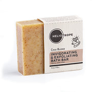 Heliotrope San Francisco Exfoliating Bath Bars Soap Antique White Invigorating w/ground coffee