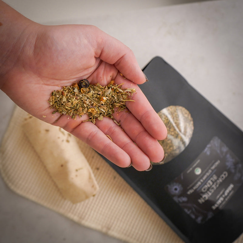 Chagrin Valley Soap & Salve Tea: Stimulation Blend Hair Tea Hair Tea Dim Gray 1 Bag