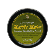 Battle Balm® Battle Balm® - Demon Strength All Natural & Organic Pain Relief Cream Topical analgesic, pain relief ointment, muscle rub Dark Olive Green 1.9 oz.