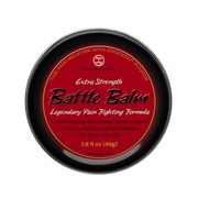 Battle Balm® Battle Balm® - Extra Strength All Natural & Organic Pain Relief Cream Topical analgesic, pain relief ointment, muscle rub Black 1.9 oz.