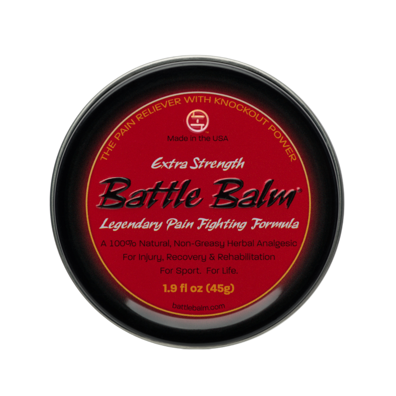 Battle Balm® Battle Balm® - Extra Strength All Natural & Organic Pain Relief Cream Topical analgesic, pain relief ointment, muscle rub Black 1.9 oz.