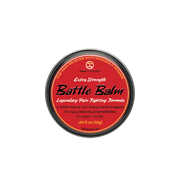 Battle Balm® Battle Balm® - Extra Strength All Natural & Organic Pain Relief Cream Topical analgesic, pain relief ointment, muscle rub Dark Slate Gray 0.45 oz.