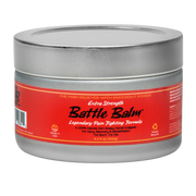 Battle Balm® Battle Balm® - Extra Strength All Natural & Organic Pain Relief Cream Topical analgesic, pain relief ointment, muscle rub Dark Gray 8.5 oz.