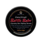 Battle Balm® Battle Balm® - Original Strength All Natural & Organic Pain Relief Cream Topical analgesic, pain relief ointment, muscle rub Black 1.9 oz.