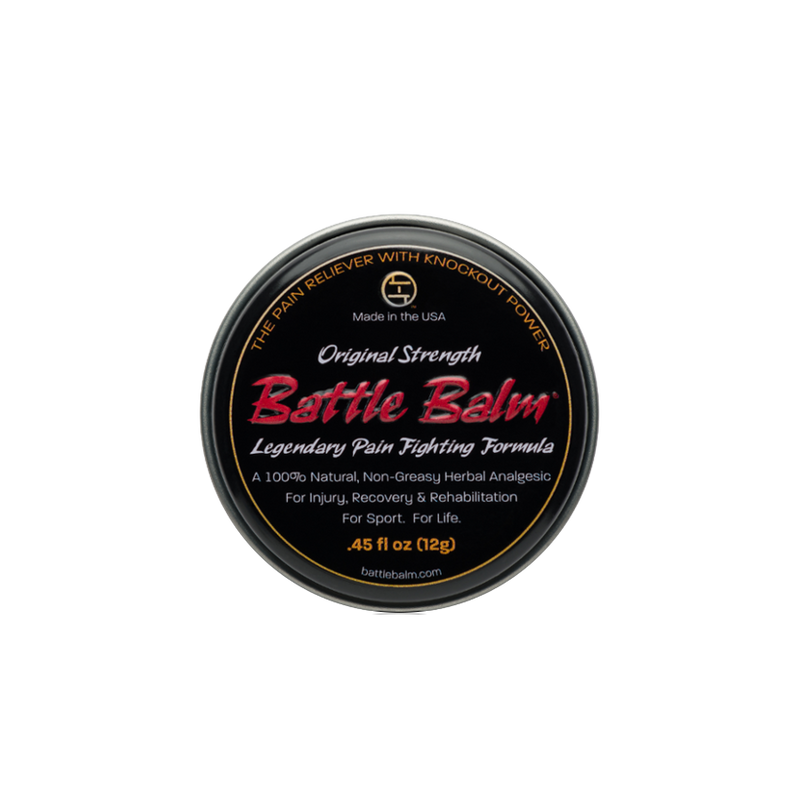 Battle Balm® Battle Balm® - Original Strength All Natural & Organic Pain Relief Cream Topical analgesic, pain relief ointment, muscle rub Rosy Brown 0.45 oz.