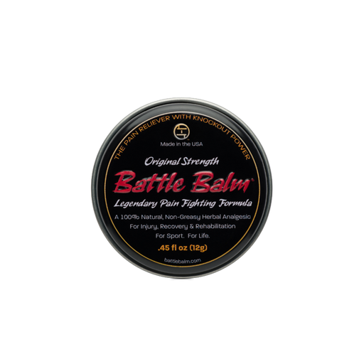 Battle Balm® Battle Balm® - Original Strength All Natural & Organic Pain Relief Cream Topical analgesic, pain relief ointment, muscle rub Rosy Brown 0.45 oz.