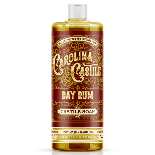 Carolina Castile Soap Bay Rum Castile Soap White Smoke 32 oz