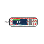 Peelz Christmas Icing Bayer Contour Next Glucometer Sticker - Pump Peelz Peelz/Stickers White Smoke