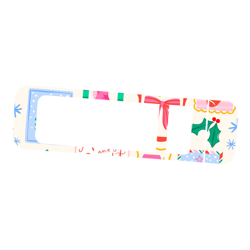 Peelz Holiday Greetings Bayer Contour Next Glucometer Sticker - Pump Peelz Peelz/Stickers White Smoke