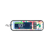 Peelz Holiday Greetings Bayer Contour Next Glucometer Sticker - Pump Peelz Peelz/Stickers White Smoke