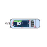 Peelz Candy Cane Lane Bayer Contour Next Glucometer Sticker - Pump Peelz Peelz/Stickers White Smoke