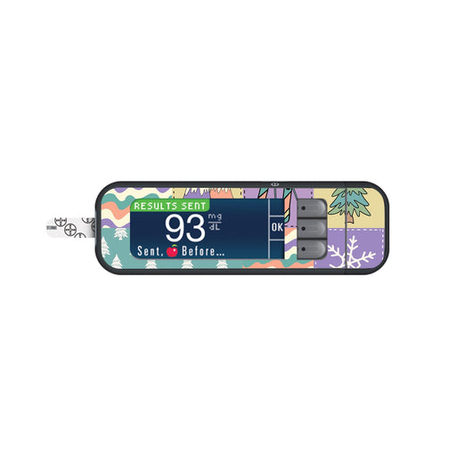 Peelz Après Ski Bayer Contour Next Glucometer Sticker - Pump Peelz Peelz/Stickers White Smoke