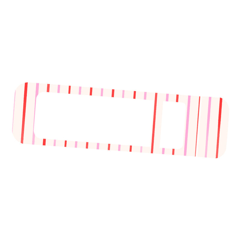 Peelz Peppermint Stripes Bayer Contour Next Glucometer Sticker - Pump Peelz Peelz/Stickers White Smoke