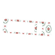 Peelz Poinsettia Parade Bayer Contour Next Glucometer Sticker - Pump Peelz Peelz/Stickers White Smoke