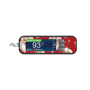 Peelz Jolly Old Saint Nick Bayer Contour Next Glucometer Sticker - Pump Peelz Peelz/Stickers White Smoke