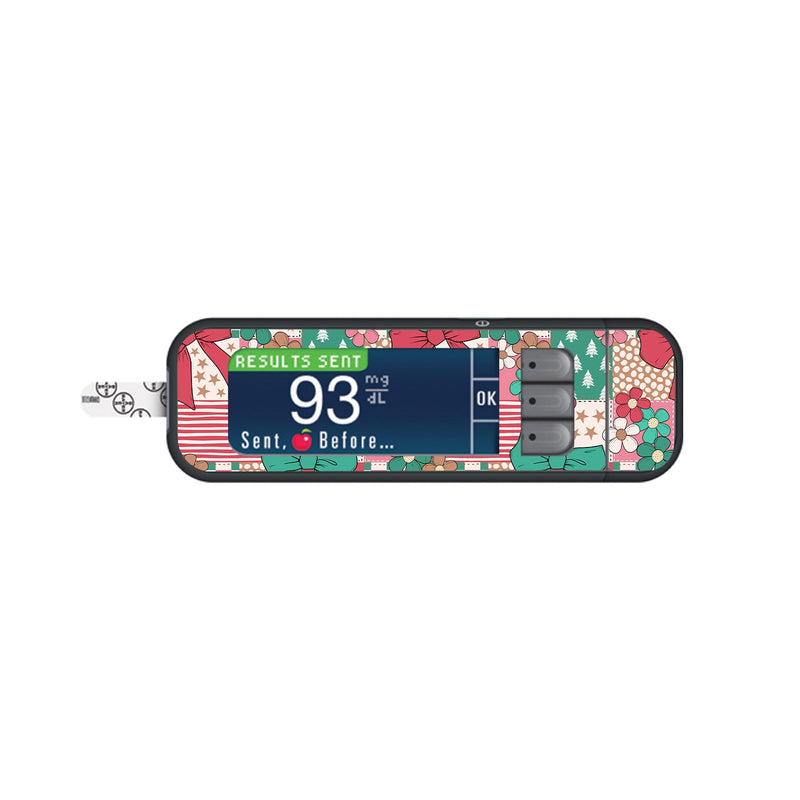 Peelz Merry Coquette Bayer Contour Next Glucometer Sticker - Pump Peelz Peelz/Stickers White Smoke