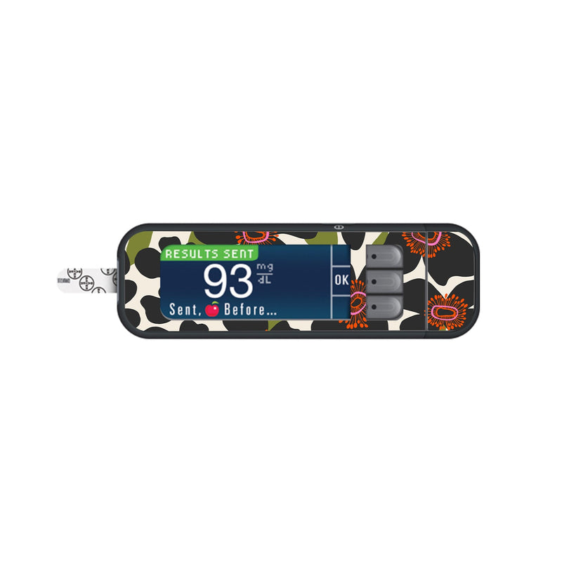 Peelz Petal Crush Bayer Contour Next Glucometer Sticker - Pump Peelz Peelz/Stickers White Smoke