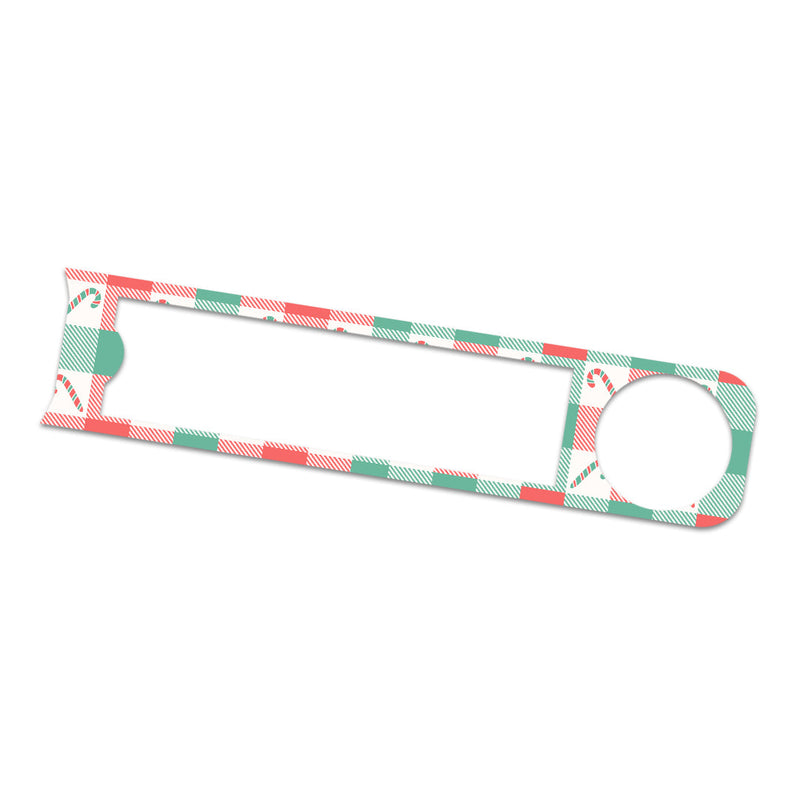 Peelz Peppermint Plaid Bayer Contour© Next One Glucometer Sticker - Pump Peelz Peelz/Stickers White Smoke