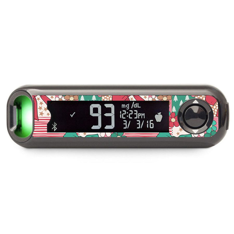 Peelz Merry Coquette Bayer Contour© Next One Glucometer Sticker - Pump Peelz Peelz/Stickers Dark Slate Gray