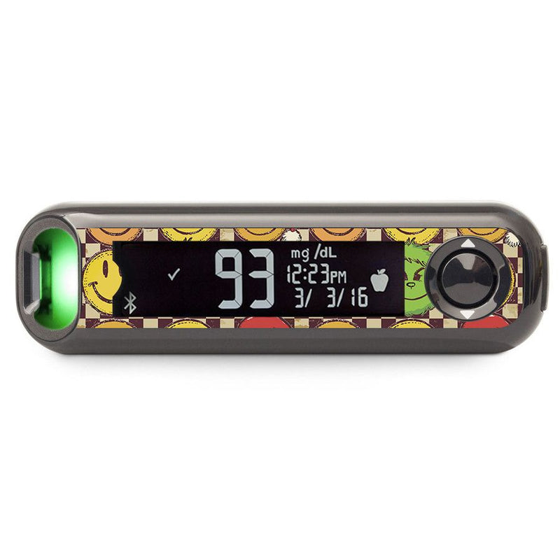 Peelz Merry Mischief Bayer Contour© Next One Glucometer Sticker - Pump Peelz Peelz/Stickers Black