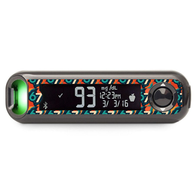 Peelz 6/7 Bayer Contour© Next One Glucometer Sticker - Pump Peelz Peelz/Stickers Dark Slate Gray