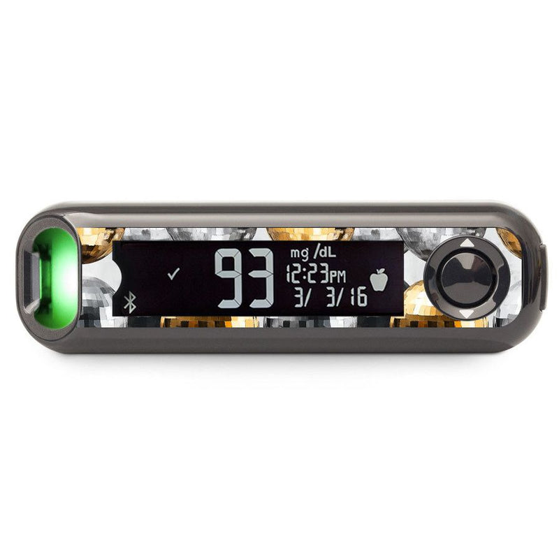 Peelz Disco Balls Bayer Contour© Next One Glucometer Peelz/Stickers Black