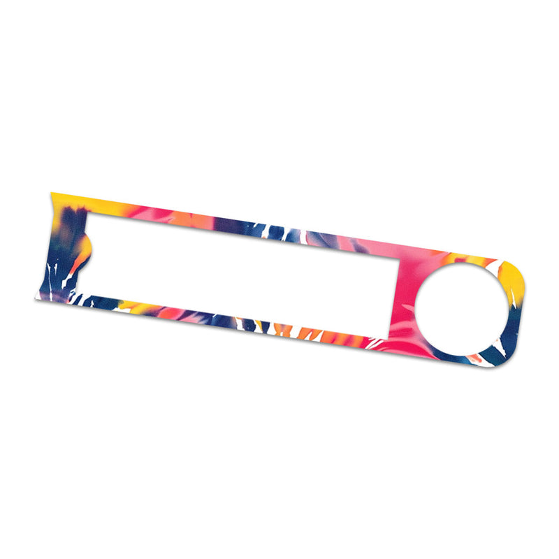 Peelz Summer Tie Dye Bayer Contour© Next One Glucometer Peelz/Stickers White Smoke