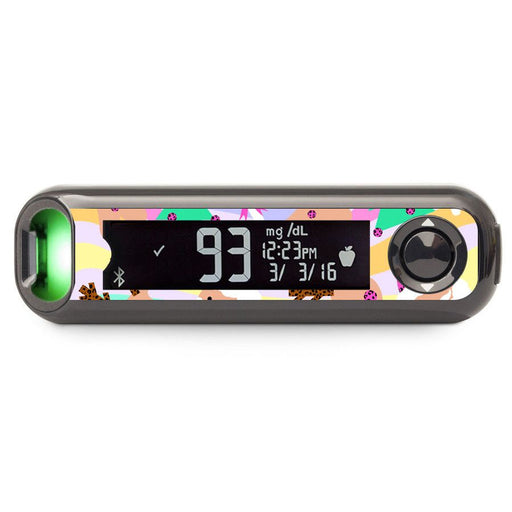 Peelz Christmas Pastel Sticker for Bayer Contour© Next One Glucometer Peelz/Stickers Dark Slate Gray