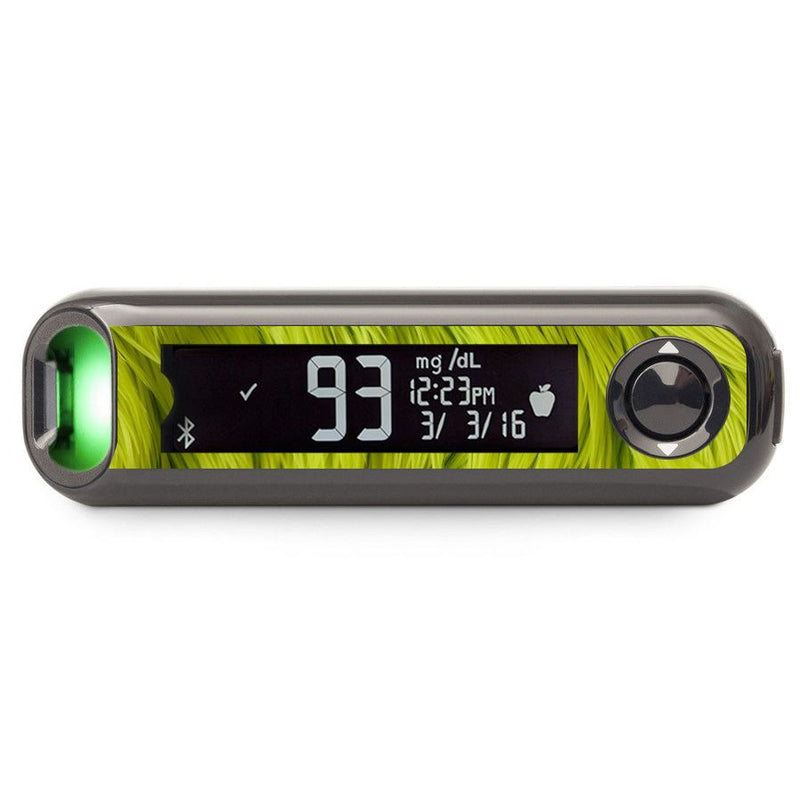 Peelz Green Fur Sticker for Bayer Contour© Next One Glucometer Peelz/Stickers Black