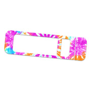 Peelz Neon Tie Dye Sticker for Bayer Contour Next Glucometer Peelz/Stickers White Smoke