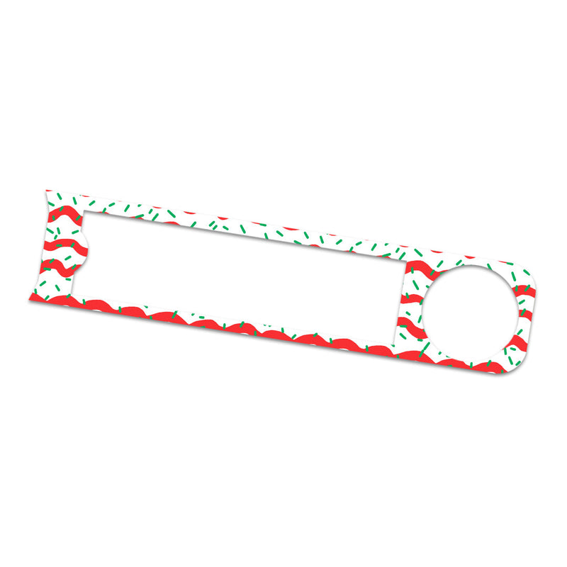 Peelz Christmas Icing Bayer Contour© Next One Glucometer Sticker - Pump Peelz Peelz/Stickers White Smoke