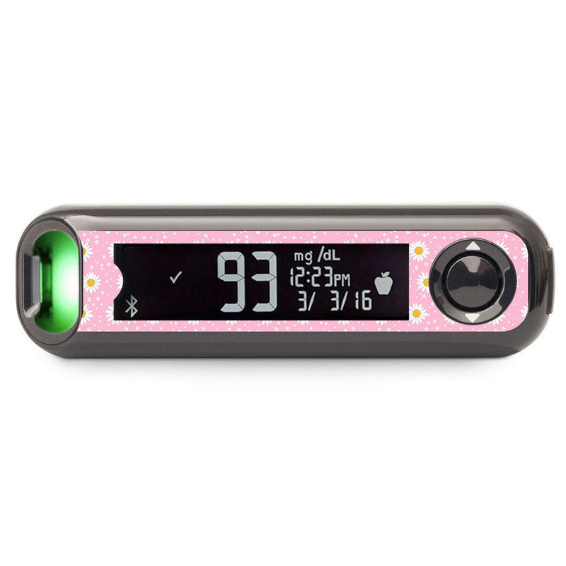 Peelz Spring Daisy Bayer Contour© Next One Glucometer Sticker - Pump Peelz Peelz/Stickers Dark Slate Gray
